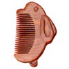 Minkissy 2pcs Natural Sandalwood Hair Comb Fine Tooth Comb for