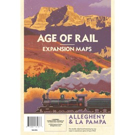 Capstone Games Age of Rail: La Pampa & Allegheny Expansion, Strategy Board Game of Building Railroads, 60 Minute Play Time, 3 to 6 Players, Ages 14 and Up