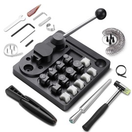 Ring Bender Ring Bending Tool for Spoon Rings Jewelry Making Kit with Nylon Dies 2 Ring Blanks Ring Bending Maker Machine Sizer Measuring Tool Multi-Functional Jewelry Tool