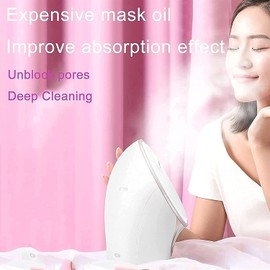 RMENST Facial Steamer - Nano Ionic Face Steamer for Deep Facial Cleaning & Skin Tightening, Warm Mist Humidifier, Blackhead Remover Kit