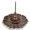 ANCLLO 3 in 1 Lotus Stick Incense Burner and Cone