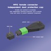 Buxoz MPO/APC 16 Core Female Fiber Loopback Adapter, Singlemode Duplex