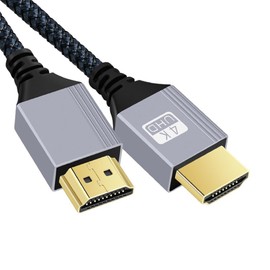 xiwai 4K 60hz High Speed HDMI 2.0 Male to HDMI Type-A Male 4K 60hz Cable with Sleeve Straight Connector for HDTV Computer Laptop Monitor 100cm