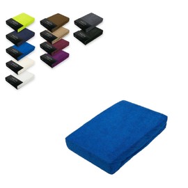 Exclusive home textile terry fitted sheets with elasticated edging., 90 - 100 x 200 cm