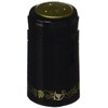 1 X Black/Gold Grapes PVC Shrink Capsules for Wine Making