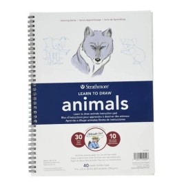 Pacon 40pg Learn to Draw Animals Instruction Pad
