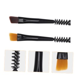 minkissy Compact Eyebrow Brush Lash Tool Kit 6pcs Set Ideal for Makeup Beauty Routine