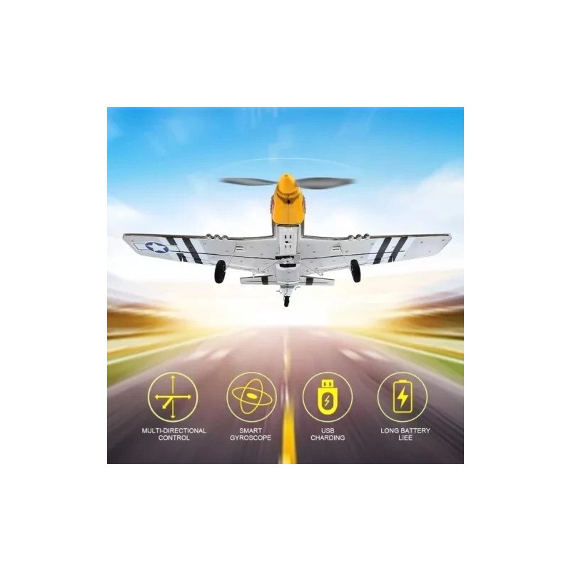 Volantex US RC Plane P51 Mustang 2.4G Radio EPP Foam