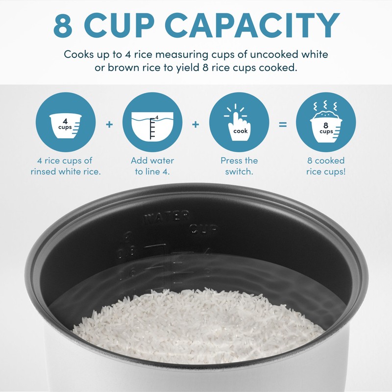 Aroma ARC-914SB 8-Cup (Cooked) Rice Cooker