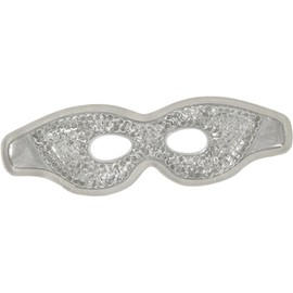 Mascarilla de gel refrescante para ojos con orificios y mascarilla de frío-calor. Solución increíble para bolsas y tratamientos de relajación, gris, 29x9cm