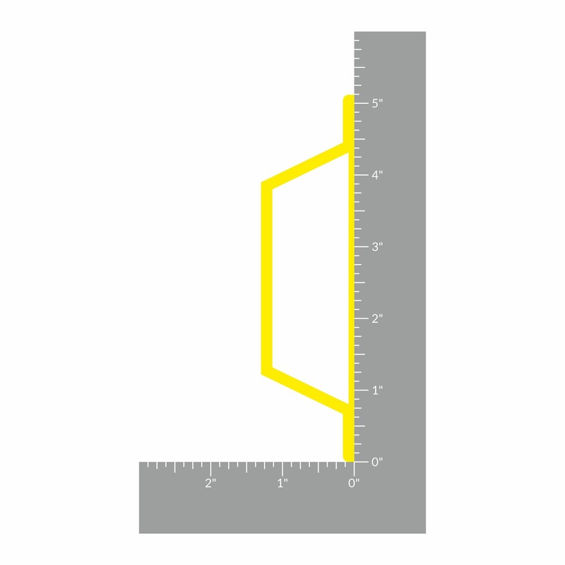 OHIY Multi Purpose Aluminum Door Handle Yellow Cabinet Pull Knob,