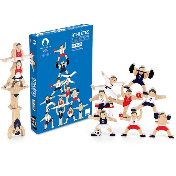 Vilac - Special Edition for the 2024 Olympics - Balance Game Athletes - Licensed Toy - Toy for Children from 5 Years - Unique Toy - 240200