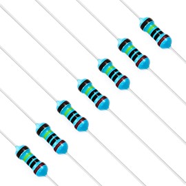 Chanzon 100pcs 1/4W (0.25W) 2M Ω ohm Metal Film Fixed Resistor 0.01 ±1% Tolerance 2MR MF Through Hole Resistors Current Limiting Rohs Certificated
