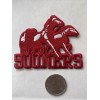 OU Oklahoma SOONERS Vintage Embroidered Iron On Patch 3" X