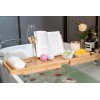 Headley Tools Tray Expandable Bath Caddy with Wine and Book