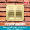 Map Metal Air Vent Cover, Suitable for Venting Gas Appliances