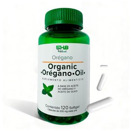 5H8 Natural - Aceite de Orégano con Aceite de Oliva y Carvacrol - 120 Cápsulas - Suplemento Alimenticio Diario