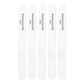 5 Pack Nail Files Professional - Emery Boards for Nails - Double Sided 100/180 - Reusable Nail File Set - Finger Nail Files for Women - Respects The Nail Plate