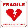 dc2 Broken Heart Love Sticker Fragile: Handle with Care |