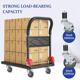 Prep Table Wheels, Expanding Casters Table Wheels Stem Casters with Brake Fit for 7/8", 1", 1-1/2" and 1-5/8" Tube Leg Adapter Work Table Caster Set of 4 (4 Inch, 7/8", No Brake)