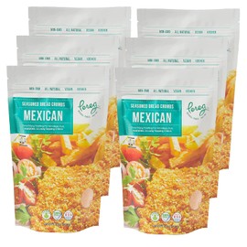 Pereg Mexican Bread Crumbs (12 Oz x 6 Pack) - Mexican Flavor Seasoned Bread Crumbs - Bread Crumbs for Coating & Stuffing - Coat Burger, Schnitzel, Vegetables, Meatballs - Non GMO
