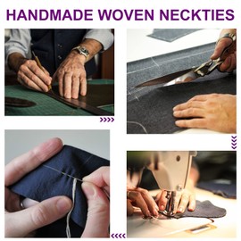 URAQT Men Ties, Classic Men's Solid Color Necktie, Premium Pure Color Skinny Necktie with Multiple Colors, Formal Necktie for Men Business Wedding Party Work Tie, 6cm