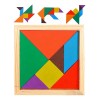 Tangram Juego Didáctico 3D Madera Educativo 7 Piezas Tangrama