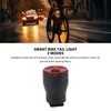 Smart Bike Tail Light Automatic On Off Rechargeable Red Back