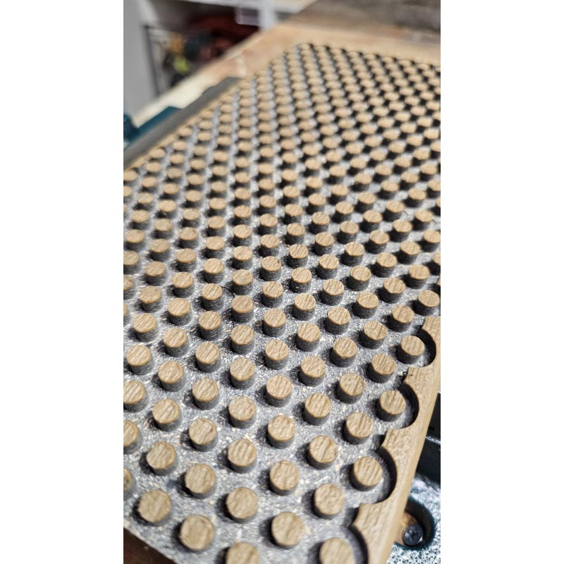 Lehzer Plugs New 1/4" TimberTech "Natural Oak" Plugs for Composite
