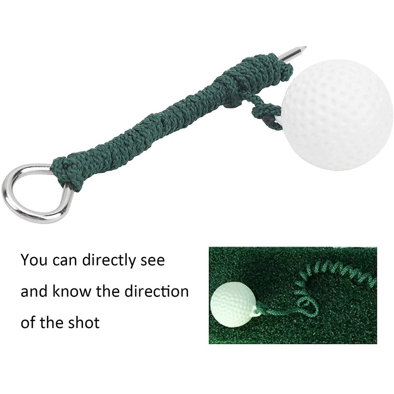 BTIHCEUOT Golf Practice Swing Fly Rope Ball for Outdoors Club