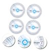 12 Pcs Protractor Drafting Tool Circle Measuring Ruler Multi-function Ruler