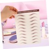 NOLITOY 3 Sheets Eyebrow Stickers Brown Firm Contour Peel off