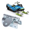 Snowmobile Universal Bumper Hitch Metal Structure Tow Hook Fits 1