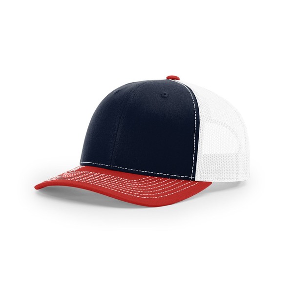 R RICHARDSON Richardson Unisex 112 Trucker Adjustable Snapback Baseball Cap,