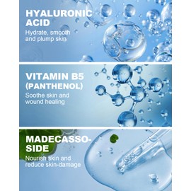 PU PLANTO B5 Hyaluronic Acid Serum for Face 2oz - Triple Pure Hyaluronic Acid 2% with Vitamin B5, Anti-aging Facial Serum for Fine Lines & Wrinkles, Hydrating Serum Dry Skin Moisturizer Fragrance Free