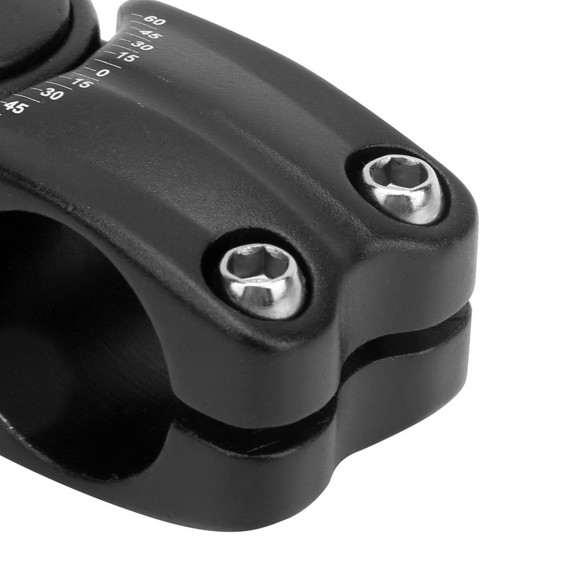 LUNJE 31.8x90mm Bicycle Angle Adjustable Handlebar Stem Riser Aluminium Alloy