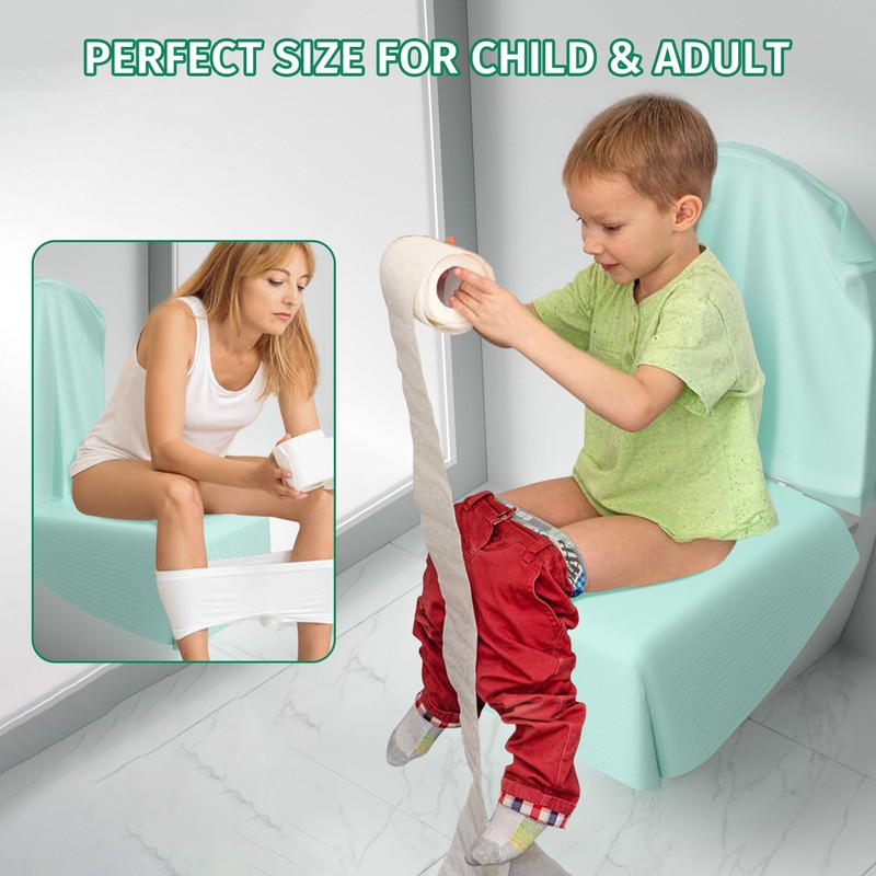 Toilet Seat Covers Disposable 30 Pack, Full Coverage Waterproof Toilet