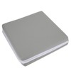 Neoprene Light Gray Rectangle Outdoor Swimming Kneeler Pad Indoor Bathroom