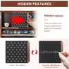 MOCAS Challenge Coin Display Case, Lockable Military Coin Holder Cabinet