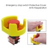 mxuteuk 1 NC 1 NO 22mm Red Mushroom Emergency Stop