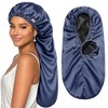 Gorro de dormir de satén largo – Gorra de satén