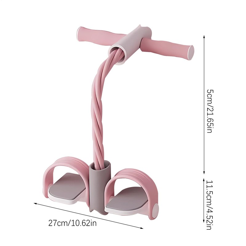 Elastic Sit Up Pull Rope - Tension Foot Pedal for