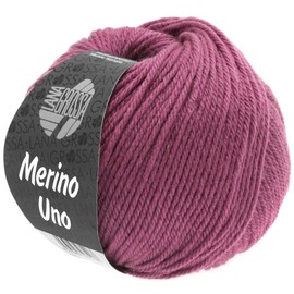LANA GROSSA Merino Uno Classic Merino Wool with Superwash Equipment, Hand Knitting Yarn Made from 100% Virgin Wool (Merino), 50 g Wool for Knitting and Crocheting, 125 m Yarn