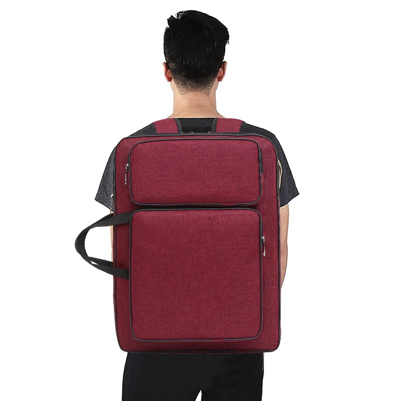 8K Artist Portfolio Carry Backpack Case Versatile Art Bags Waterproof