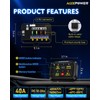 Auxpower RGB 4 Gang Switch Panel A24 Auxiliary Switch Panel