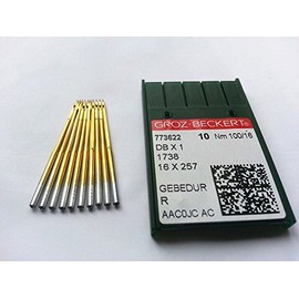 Groz-beckert Db1 Dbx1 1738 Titanium Plated 100/16 Industrial Sewing Needle 20pcs