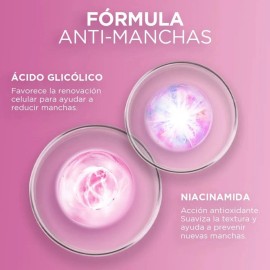 L'Oréal Paris Glycolic Bright Crema Hidratante de Día Anti Manchas con Protección Solar FPS30, con Ácido Glicólico y Niacinamida, Reduce y Previene Todo Tipo de Manchas, 50 ml.