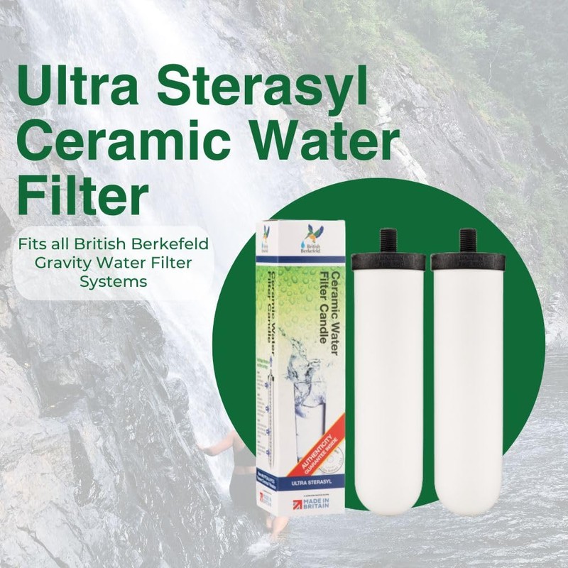 British Berkefeld Doulton Water Filter Candle Compatible with Replacement for