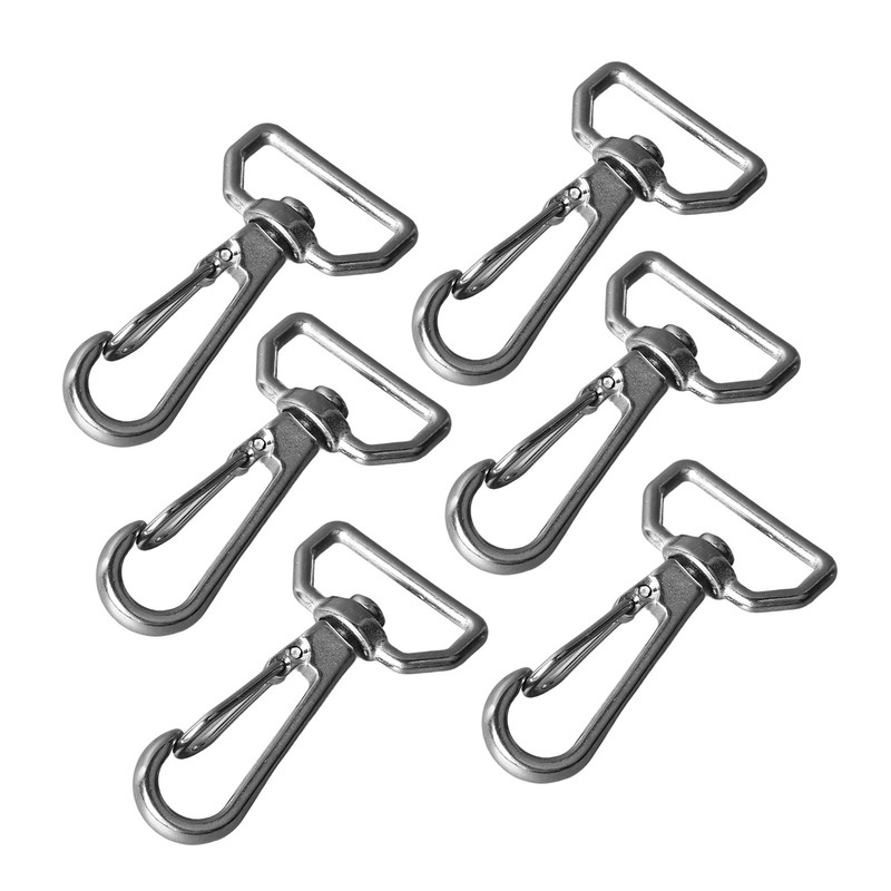 6pcs Webbing Belt Spring Hooks 316 Stainless Steel Universal D