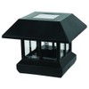 Sterno Home GL23124 GL23124BK Paradise Plastic Solar Post Light with